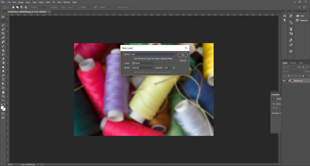 create a new layer