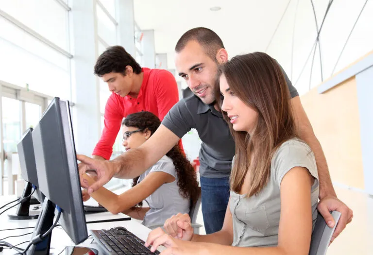 Students take a refresher, IT training course