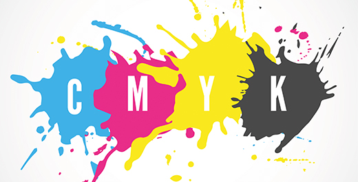CMYK splashes
