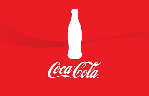Coke colour branding ad